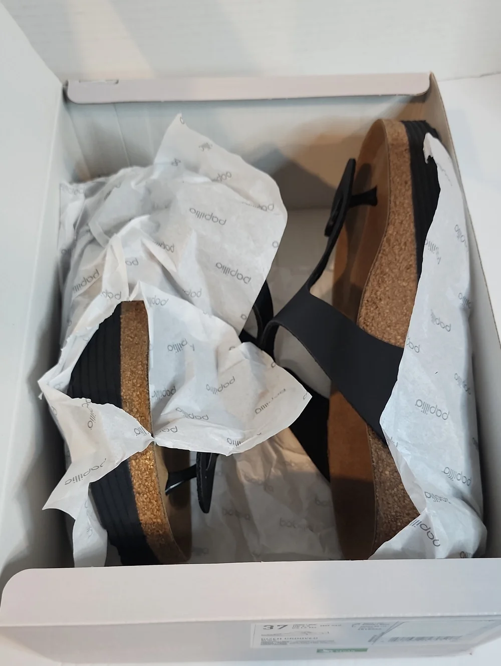 Birkenstock Papillio Vegan Platform Gizeh Sandal NWT Size 37 6 To 6.50